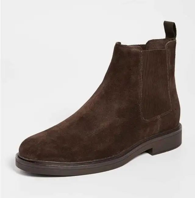 New SIZE 10 Vince Erik Chelsea Boot Suede + Dr. Scholls Insoles in Men's Shoes in Markham / York Region - Image 3