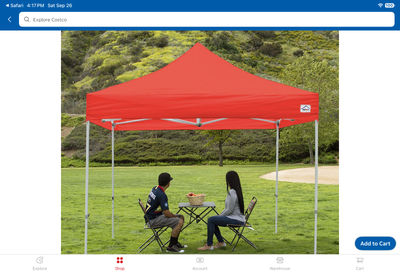 Impact Instant Canopy 10x10 (abri en toile de marque Impact), View more