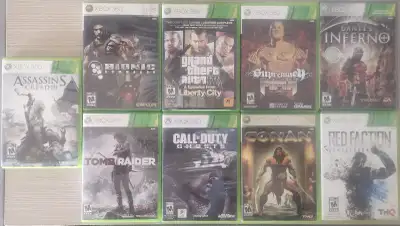 Microsoft Xbox 360 games/jeux GTA & COD (prices in desc), View more