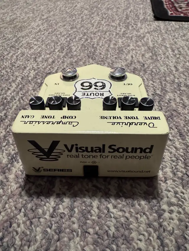 Vintage Style V2 Route 66 Guitar Overdrive EFX Pedal in Guitars in Cole Harbour - Image 4