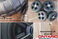 Bertrand Boat Lift Wheels: Easy Lift Movement.