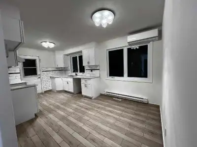 5 1/2 Laval, Chomedey, rénové, haut duplex, plancher chauffant