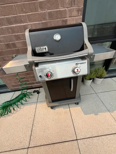 Weber spirit 2 burners propane barbecue + gas tank + Weber cover, View more