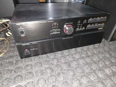 Rotel amp and preamp, View more