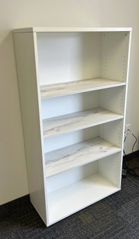 White Bookcase Storage