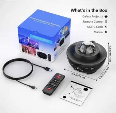 Star Projector, Star Night Light Galaxy Projector Works ,Ocean W, View more