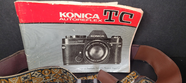 Vintage Konika Autoreflex TC 35mm Camera Hexanon Lens in Cameras & Camcorders in Winnipeg - Image 3