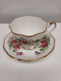 VTG Queen Anne Footed Cup & Saucer #5342