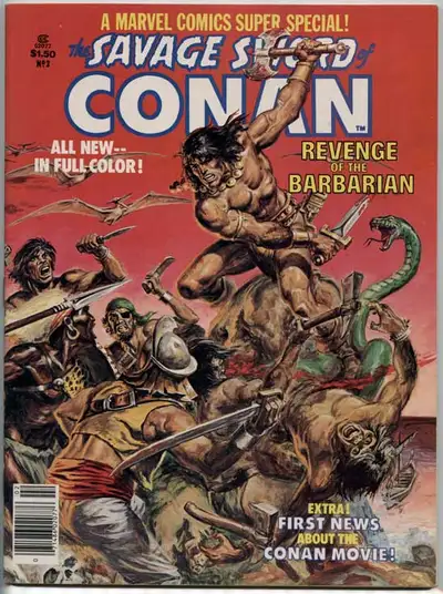 Marvel Comics Super Special #2 Conan The Barbarian 1977, View more