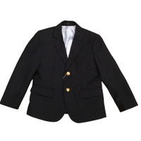 Boys Formal Blazer Suits Jacket - Navy