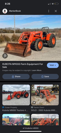 Looking for parted out kubota m9000 or m6800