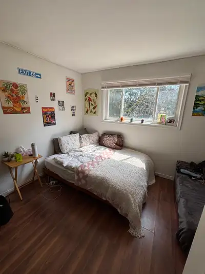 Looking to sublet 1 private bedroom in a student (female) house/apartment for the summer! Location:...