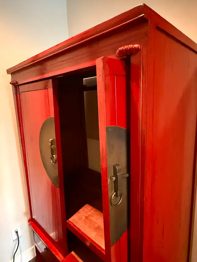 Antique Armoire / Wardrobe / Hutch / Cabinet62854392257794122