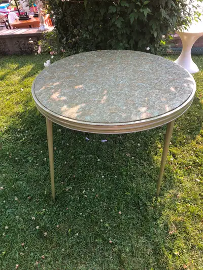 Vintage Folding Metal Table, View more