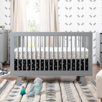 Hudson 3-in-1 Convertible Crib with mattress