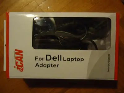 brand new adapter for dell laptops 19.5 volts 65watts still in box never needed it so im selling pay...