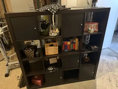 shelving unit with 5 inserts , View more