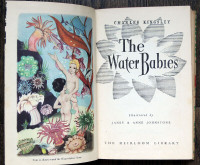 Vintage book c.1930 The Water Babies by Charles Kingsley