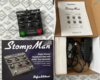 Hughes & Kettner StompMan pedalboard amp, View more