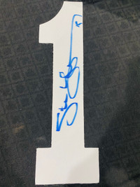 Steve Yzerman Autographed Detroit Redwings Jersey Number