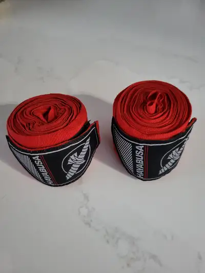Hayabusa Hand Wraps Red Used Once $10