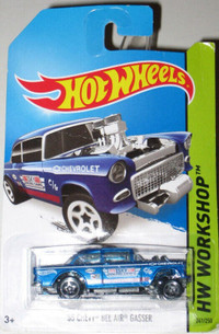 Diecast New Carded 2013 Hot Wheels “1955 Chevy Bel Air Gasser”