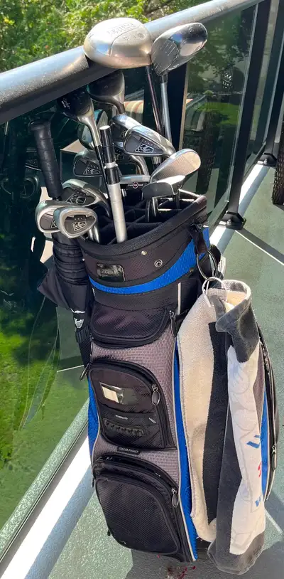Golf bag and equipment, View more