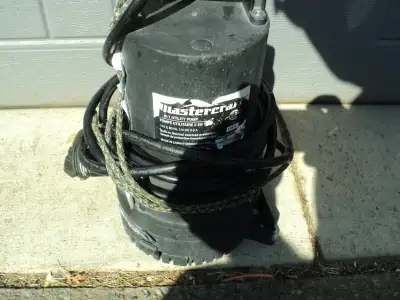 MASTERCRAFT ~ SUMP PUMP 1/2 HP 110 Supply - CALLS ONLY, View more