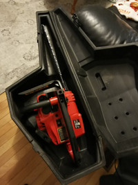 Homelite XL chainsaw and case top handle 16"