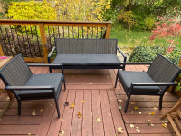 Crate and Barrel Outdoor Patio Set