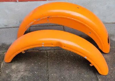 Antique Harley Davidson Sportster motorcycle front and rear fenders. Will ship buyer pays shipping o...