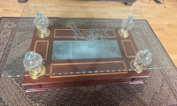 One of a kind (Tempered Glass Top) Coffee Table