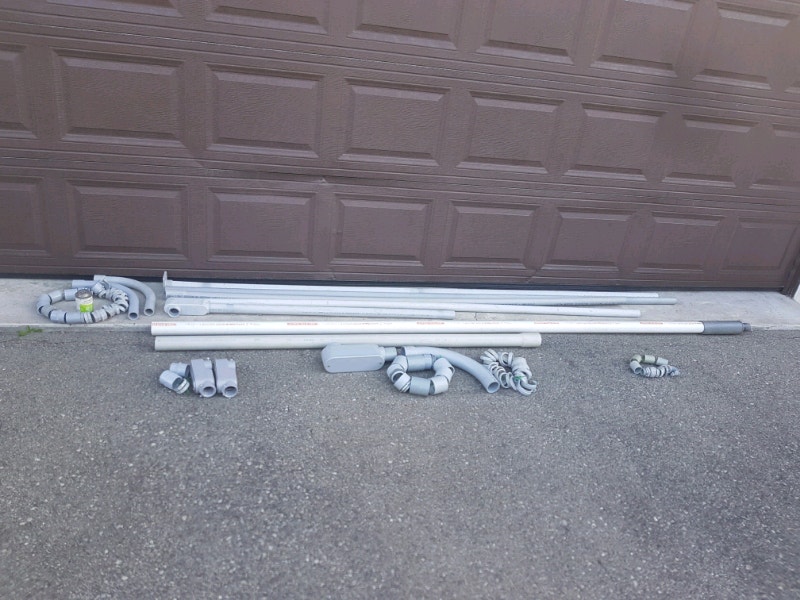 PVC electrical conduit, schedule 40 , pipe , fittings Electrical