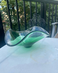 Chalet glass dish