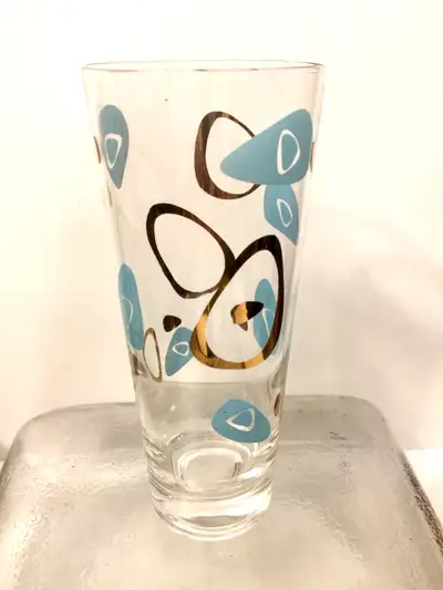 ATOMIC AMOEBA 7" HIGHBALL GLASS, View more