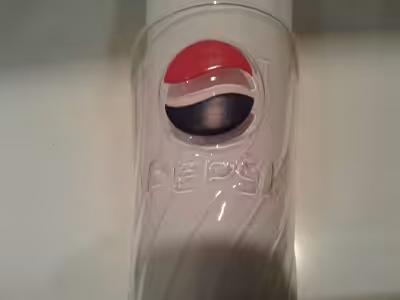 5 Pepsi glasses marked .3 liter. Heavily embossed pepsi and logo. 6" tall. Excellent condition.