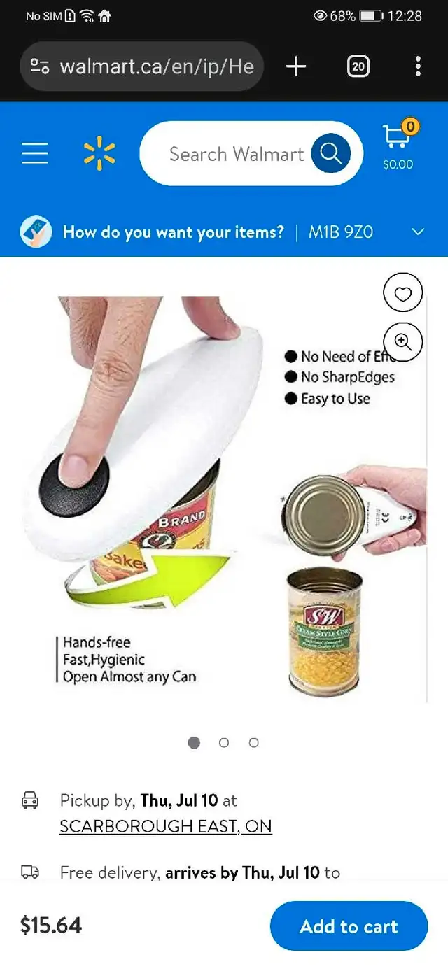 new One click opener, battery not included63760490011265120
