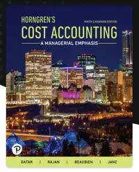Hongren's COST ACCOUNTING 9th Edition