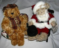 Vntg Avon Christmas Collectible Teddy Bears Chester & Nicholas