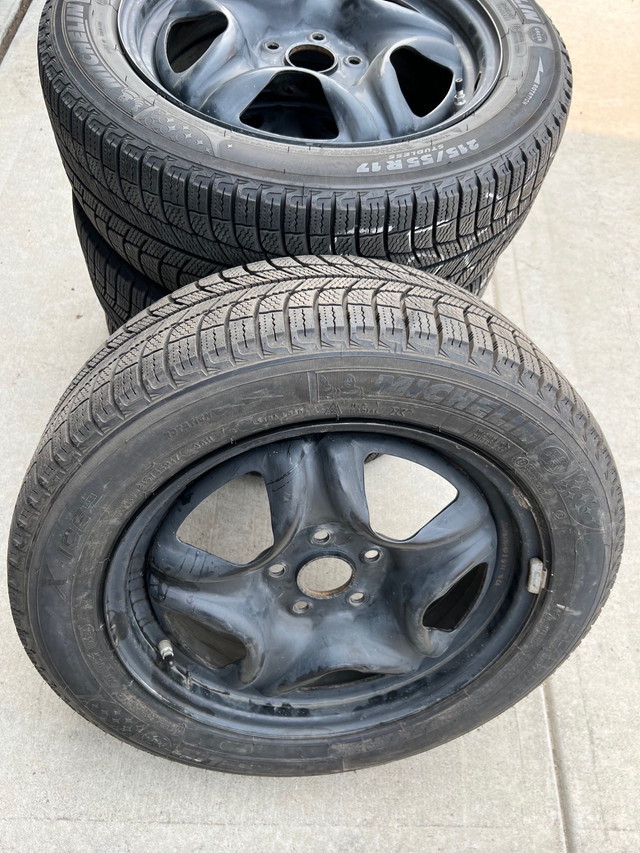 Michelin winter tires 215/55R17 with rims and sensors | Tires & Rims |  Edmonton | Kijiji