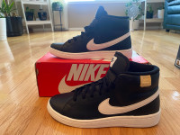 New Nike Court Royale 2 High Top Sneakers - Black