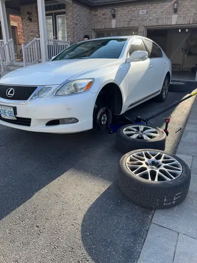 Mobile tire change & brake change, View more