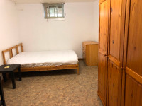 One bedroom in a 3 bedroom basement apartment