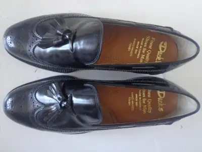 $280 USED 11D Dack's Wingtip Brogue Tassel Loafer Shoes, View more