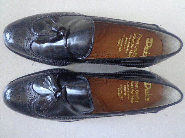 $280 USED 11D Dack's Wingtip Brogue Tassel Loafer Shoes dans Chaussures pour hommes  à Ville de Toronto