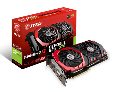 MSI GeForce GTX 1070 GAMING X 8G, View more