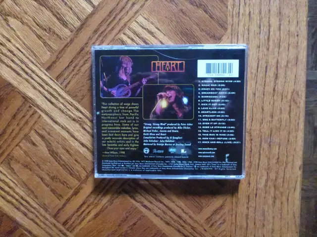 Greatest Hits – Heart   CD   mint  $6.0062864361869315121