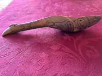 Two Oil Spoons by Northwest Coast Artist