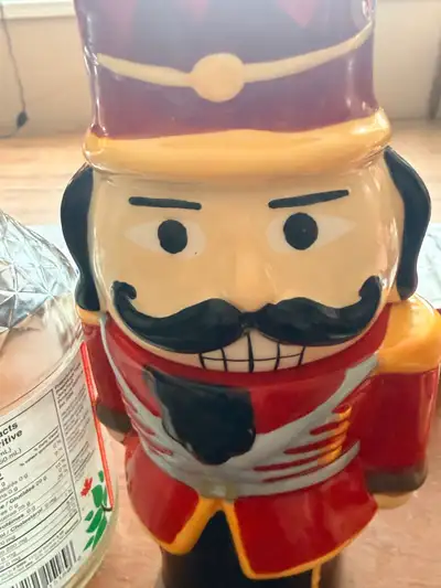 Christmas Cookie Jar Vibrant Colours Nutcracker, View more