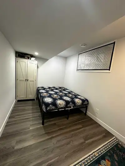 1 Furnished Private Room for Rent in 2 Bedroom basement only for Punjabi Vegetarian Girl.